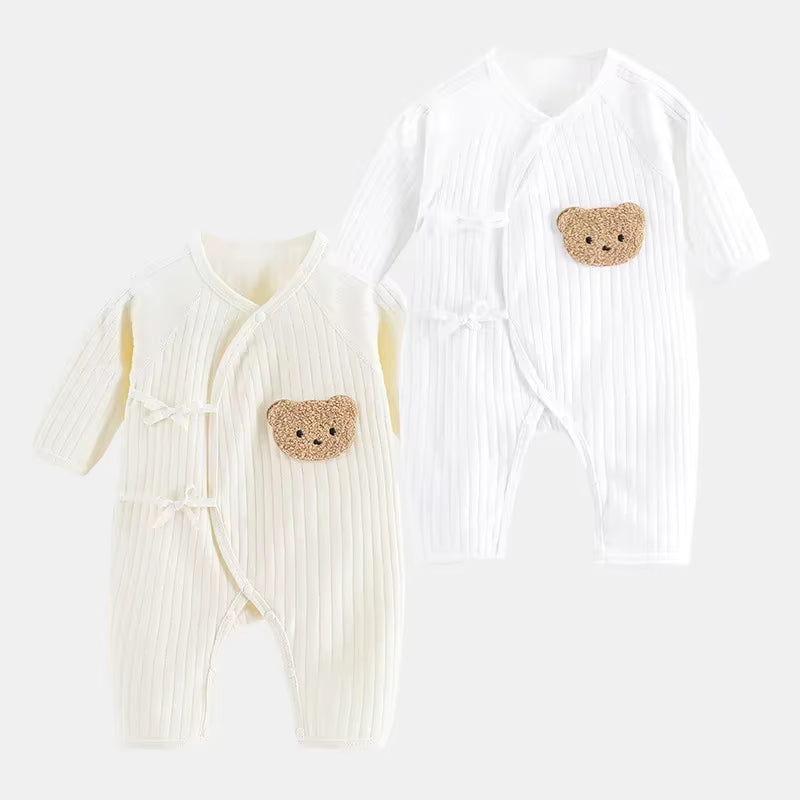 BearHug™ Baby Romper Set – Adorable One-Piece with Matching Hat for Boys & Girls